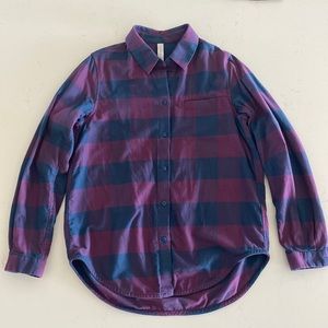Lululemon flannel shirt